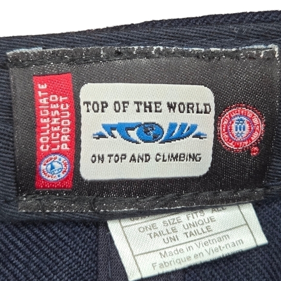 Auburn Tigers Top of the World Velcro Back Collegiate Licensed Navy OrangeWool - Picture 4 of 6